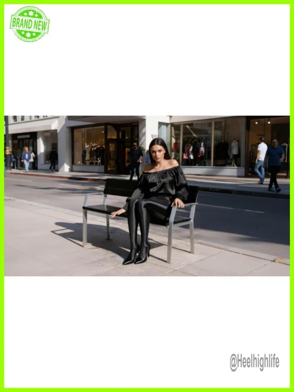 Thigh High Stiletto Heel Boots Pointed Toe Stretch Fit Pull-On Over the Knee
